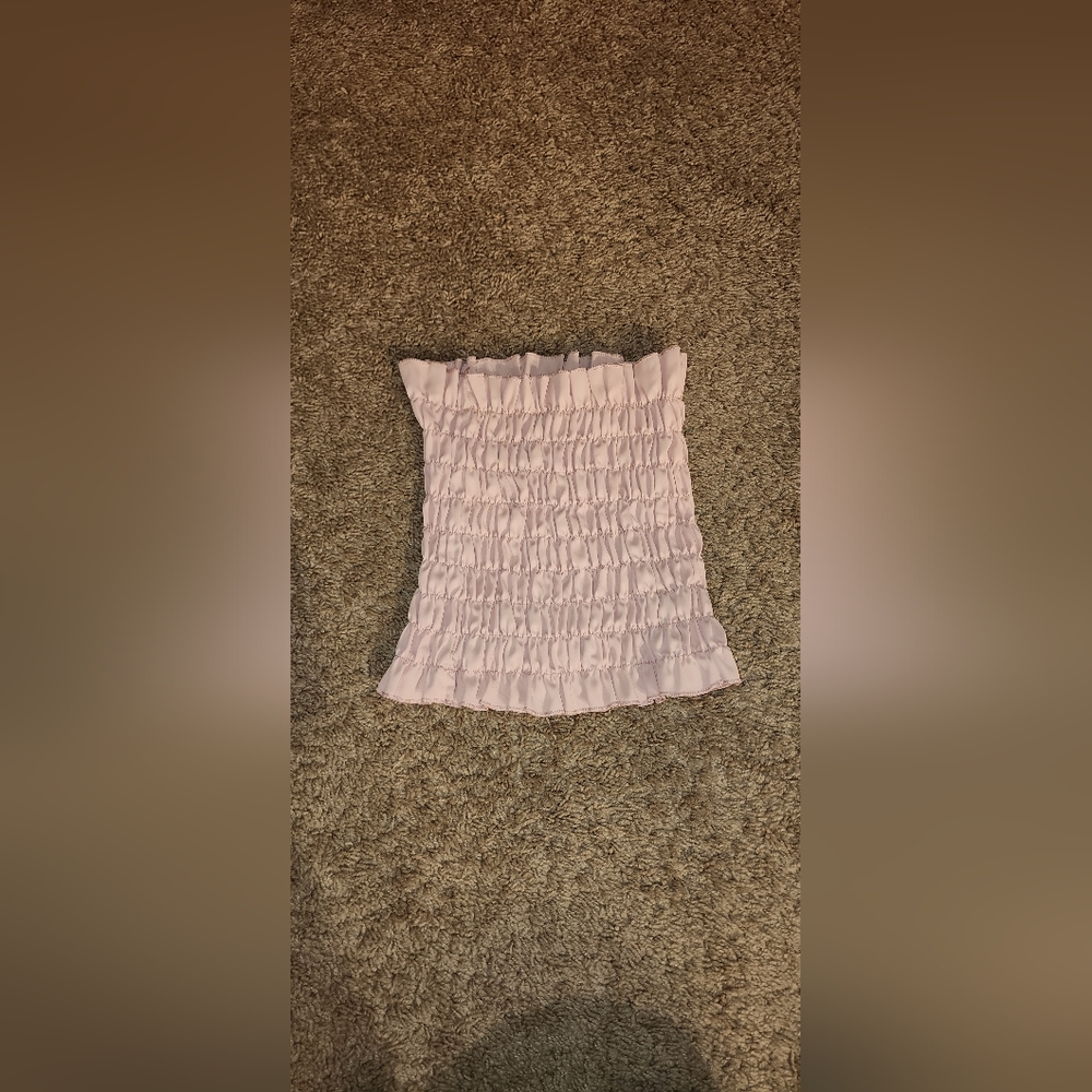 Shein ruched crop top
